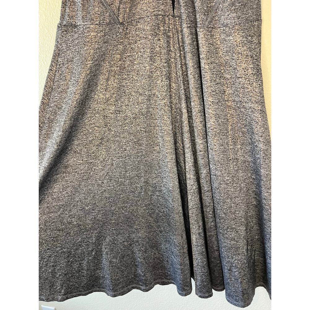 Rachel Roy, Heathered Gray Silver Dress, Nylon Blend, Strappy Back Casual Dress - Picture 6 of 8